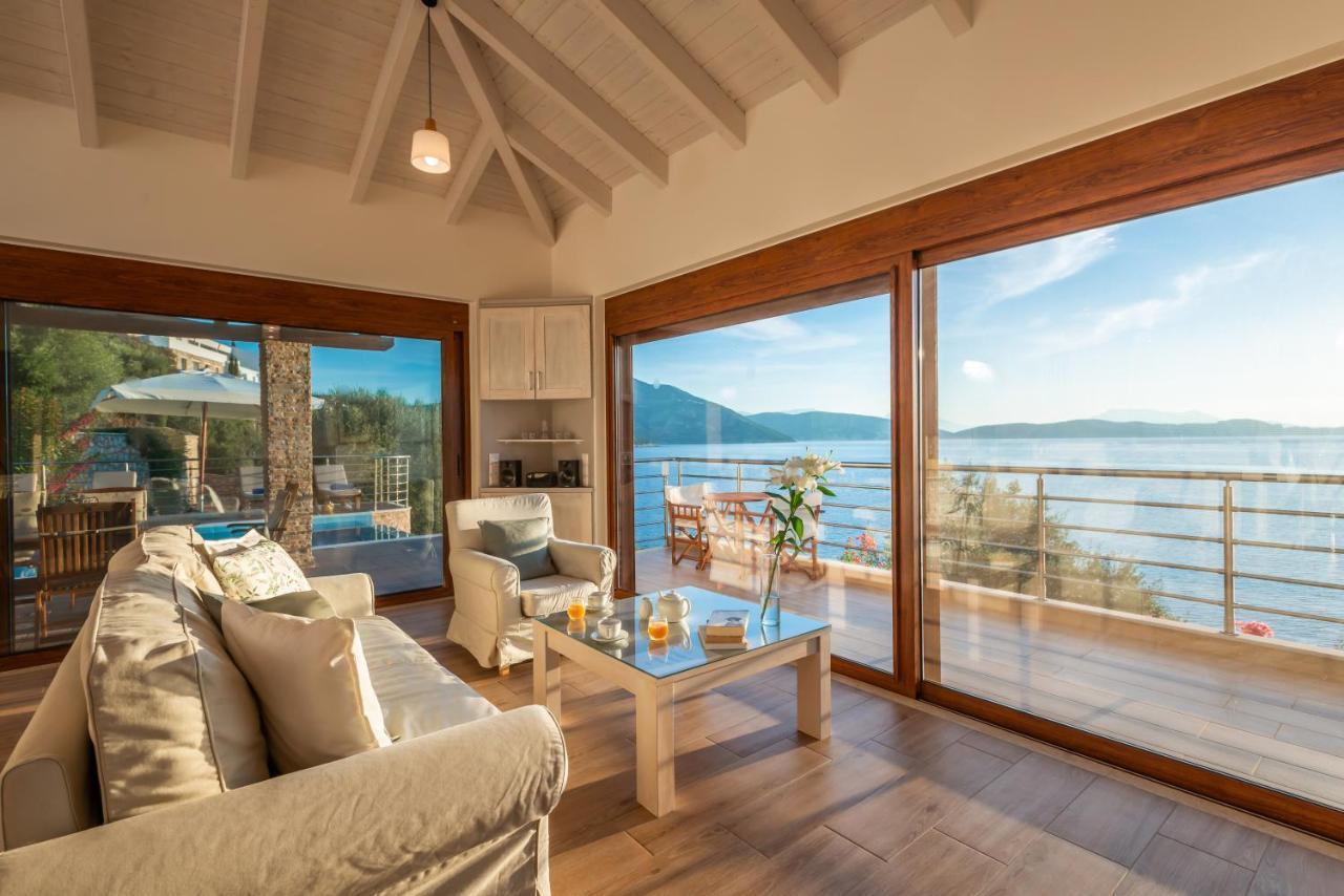 Iris Villas Lefkada - Marine Villa With Private Sea Access Syvota Exteriör bild