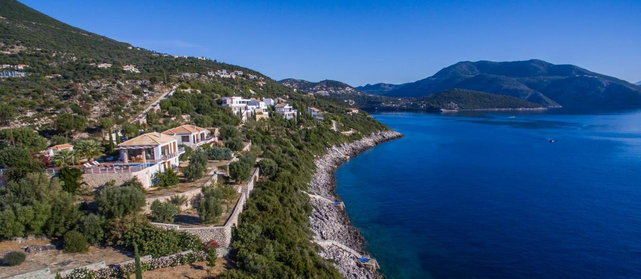 Iris Villas Lefkada - Marine Villa With Private Sea Access Syvota Exteriör bild