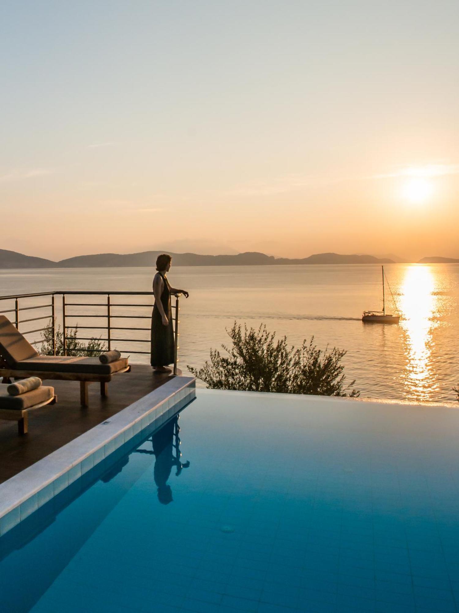 Iris Villas Lefkada - Marine Villa With Private Sea Access Syvota Exteriör bild