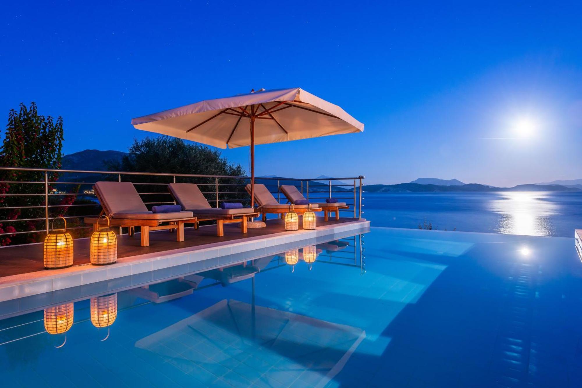 Iris Villas Lefkada - Marine Villa With Private Sea Access Syvota Exteriör bild