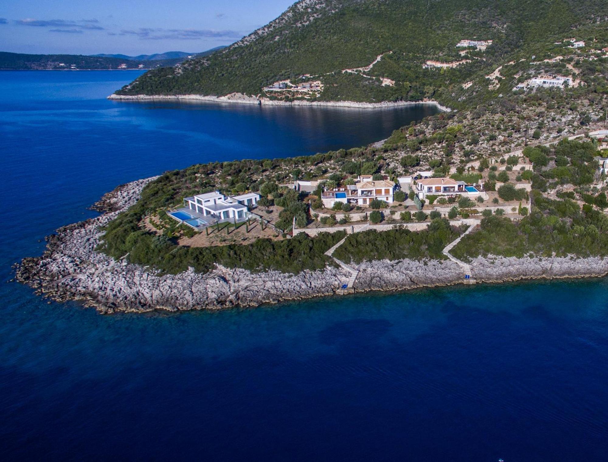 Iris Villas Lefkada - Marine Villa With Private Sea Access Syvota Exteriör bild