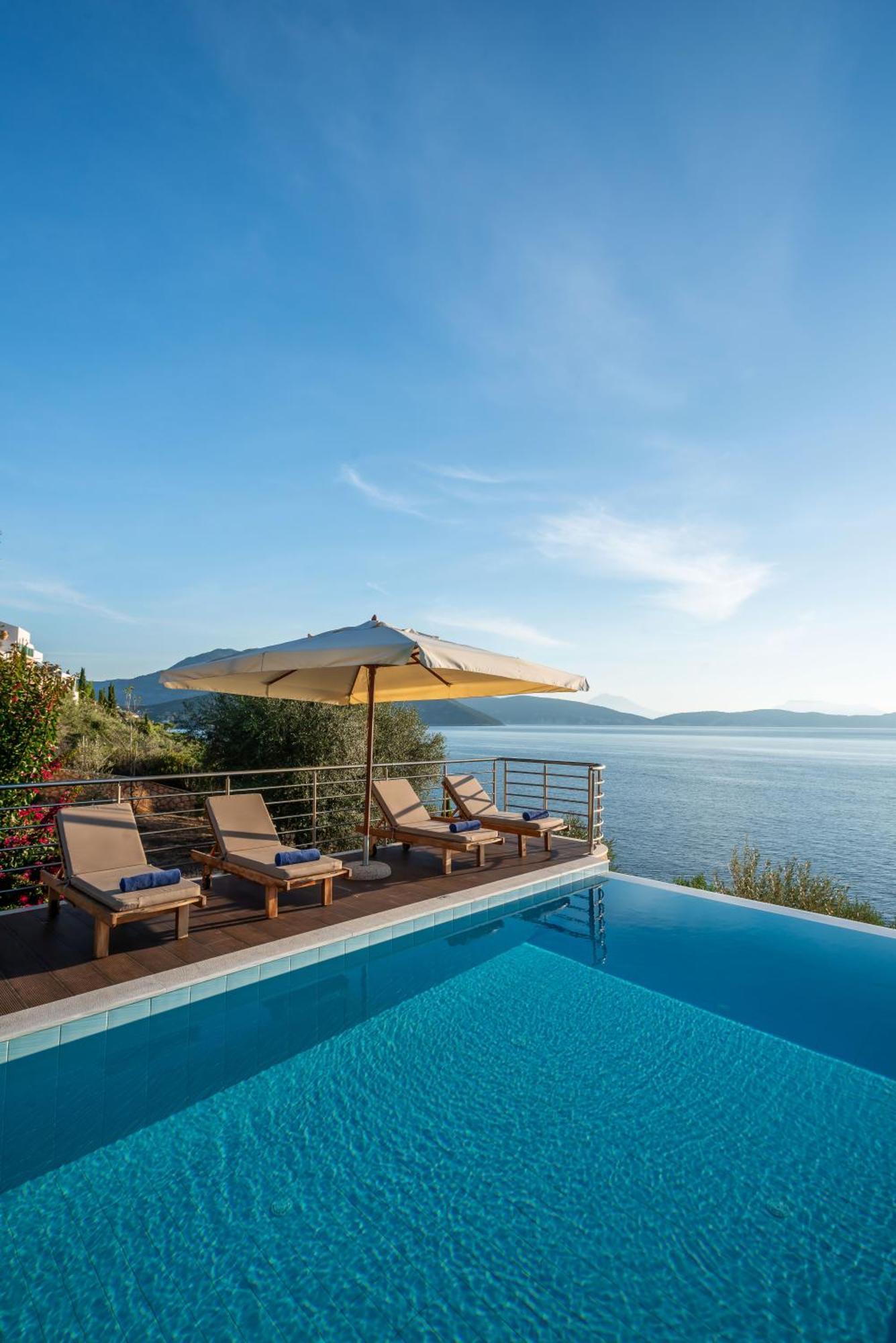 Iris Villas Lefkada - Marine Villa With Private Sea Access Syvota Exteriör bild